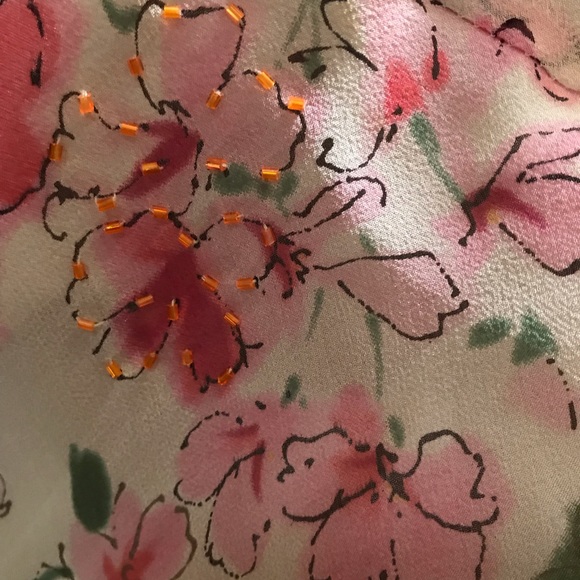 Lapis silk dress fully lined..subtle crinoline - Picture 6 of 8